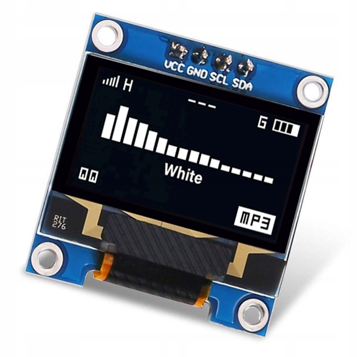 Wyświetlacz OLED 0,96 Arduino I2C SSD1306 Biały