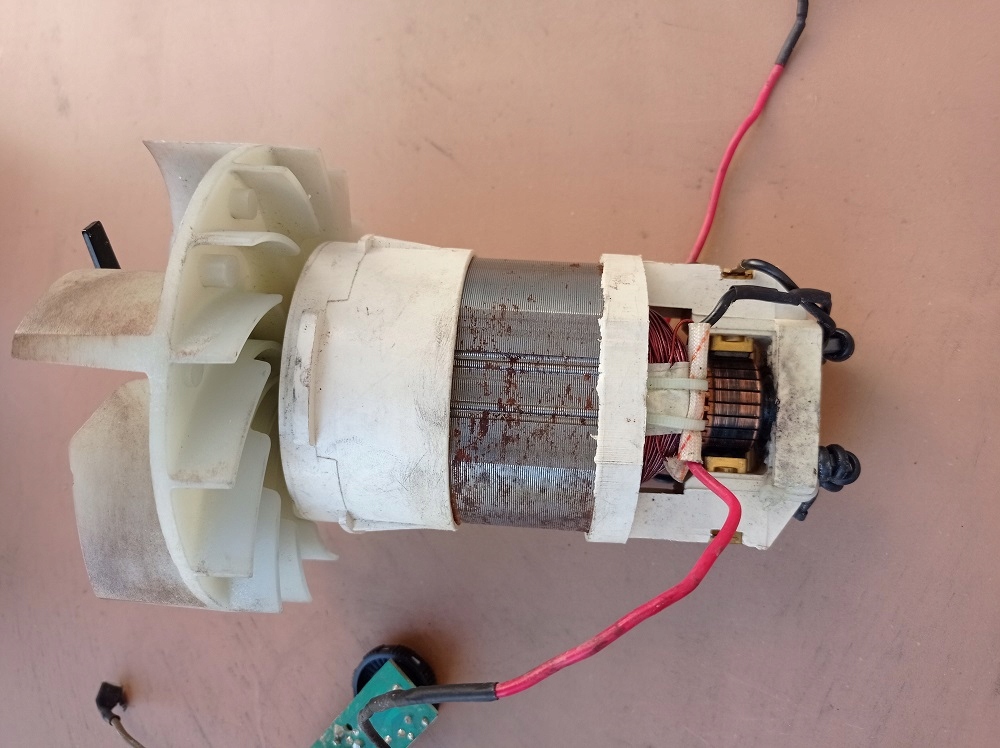 SILNIK DMUCHAWY ODKURZACZA DO LIŚCI EINHELL REGULACJA OBROTÓW