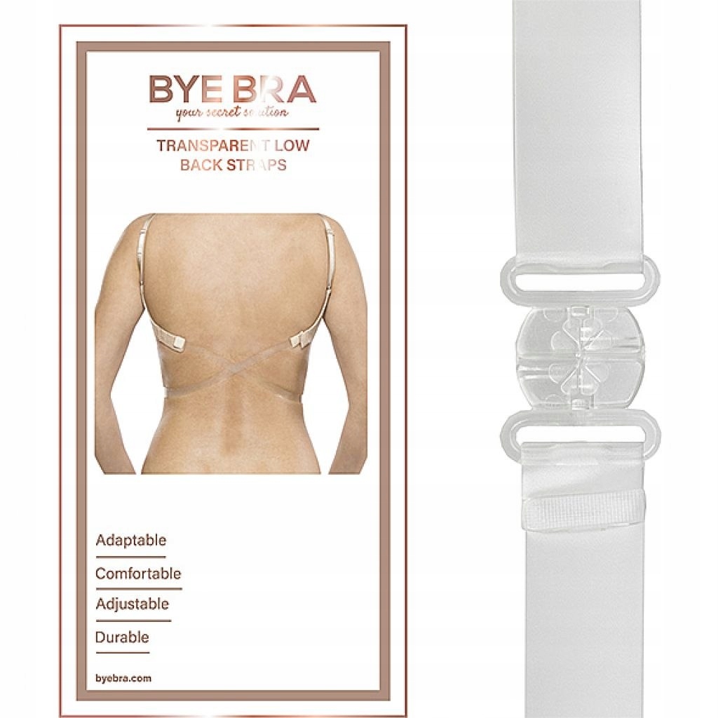 Pasek obniżający zapięcie - Bye Bra Transparent Lo