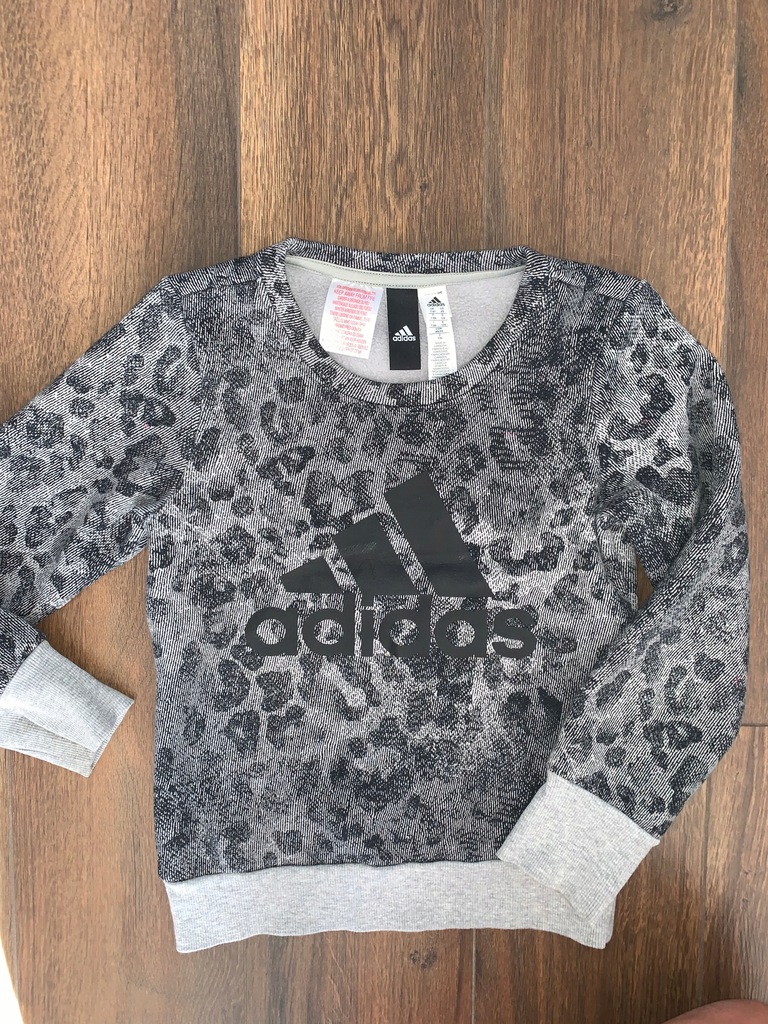 Bluza Adidas 128 oryginał szara j.nowa