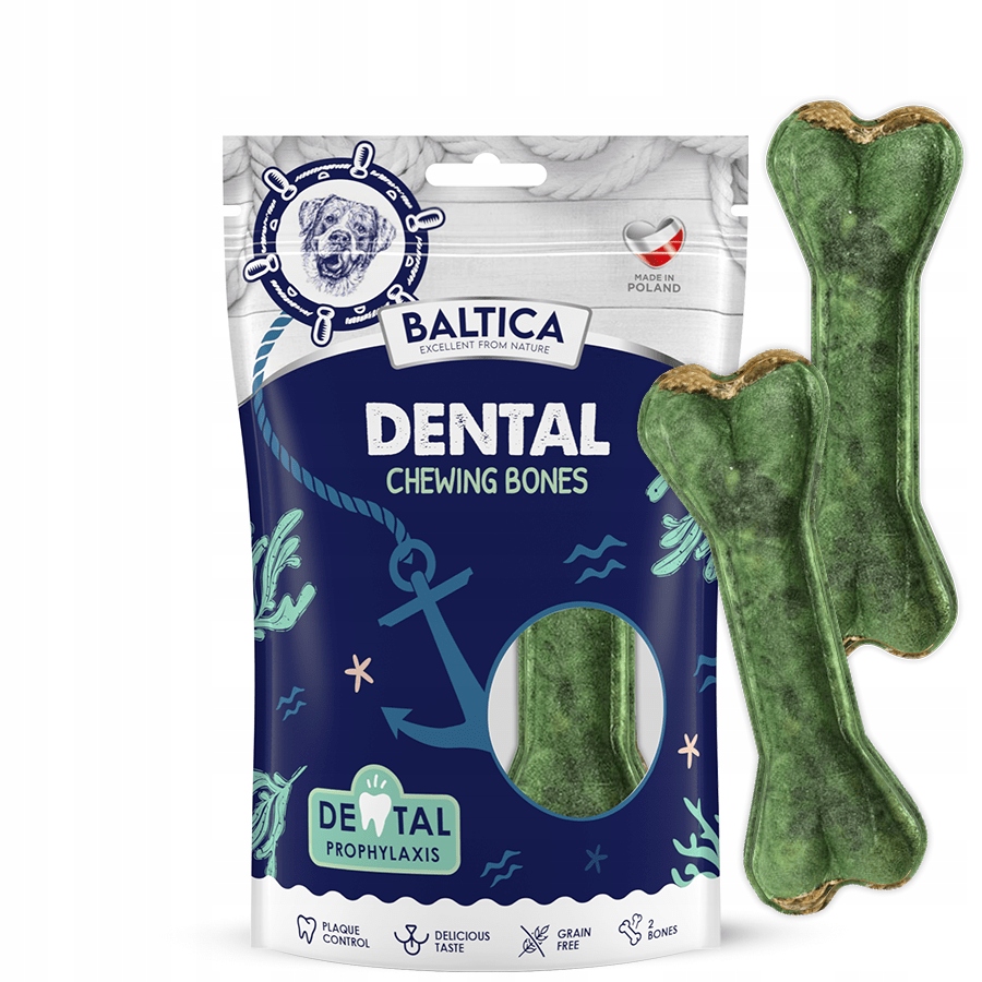 BALTICA KOŚĆ DO ŻUCIA DENTAL 2 SZT