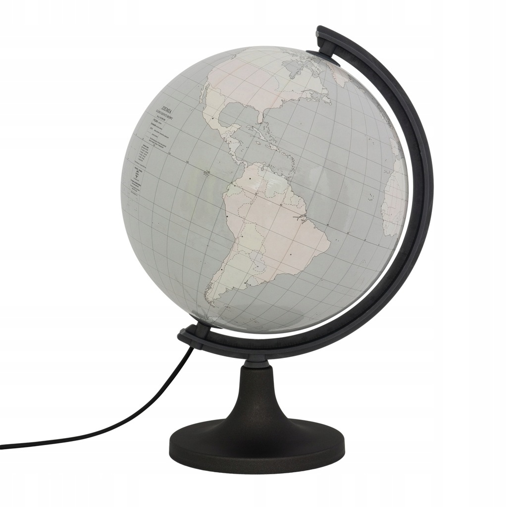 Globus konturowy podświetlany, 32 cm