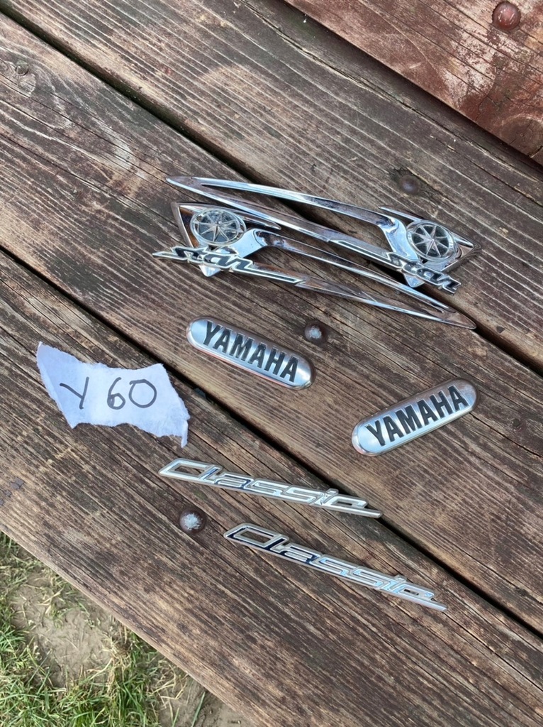 Emblema Serbatoio In ABS Cromato Per Yamaha Drag Star | Adesivo Decorativo Per Motocicletta