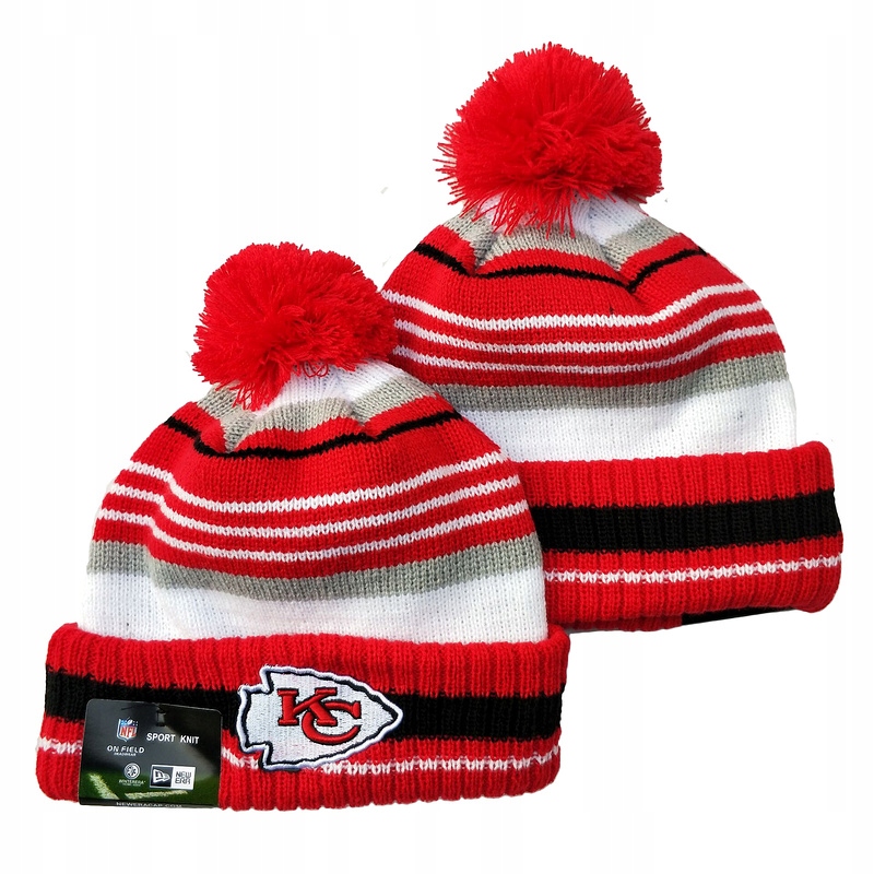 NFL Kansas City Chiefs Wełniana Czapka Beanie