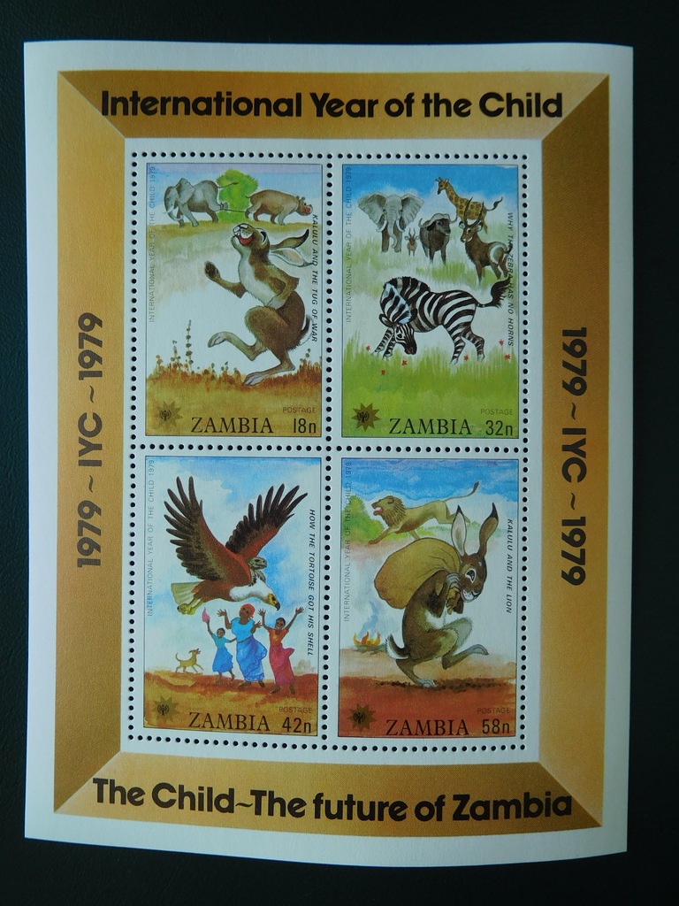 1/1   Zambia   BLOK  Fauna  MNH**