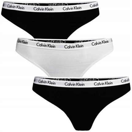 Figi Damskie Calvin Klein 3 Pack 9486403618 Oficjalne Archiwum Allegro