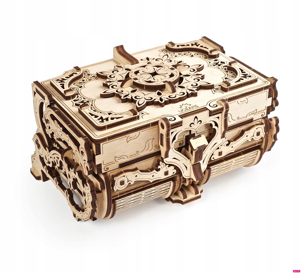 UGEARS Antyczna szkatułka drewniane Puzzle 3D