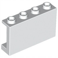 Lego Panel 1X4x2 14718 6079140 Biały - 1 szt