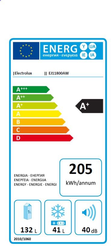 Chłodziarko-zamrażarka Electrolux EJ11800AW