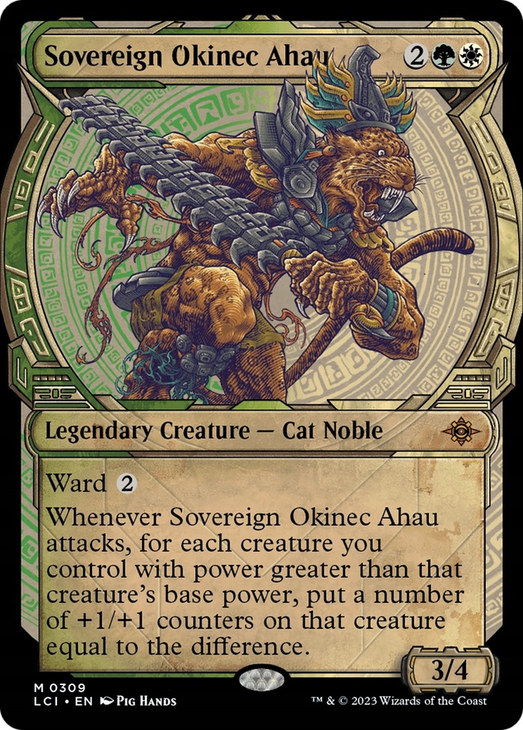 MTG Sovereign Okinec Ahau, SHOWCASE (LCI) - stan NM