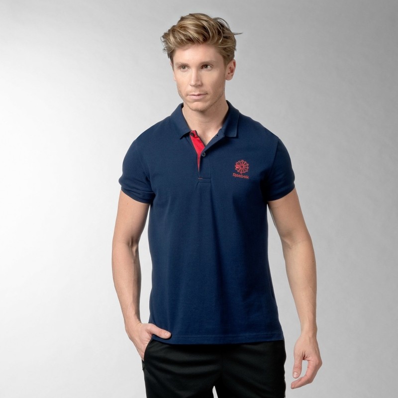 Koszulka polo granatowa Reebok Classic Pique 350zł