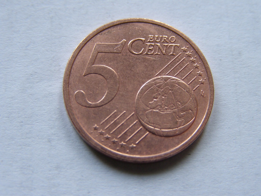 SŁOWACJA 5 EURO CENT 2009 ROK BCM !!!!!!!!!!! 0747