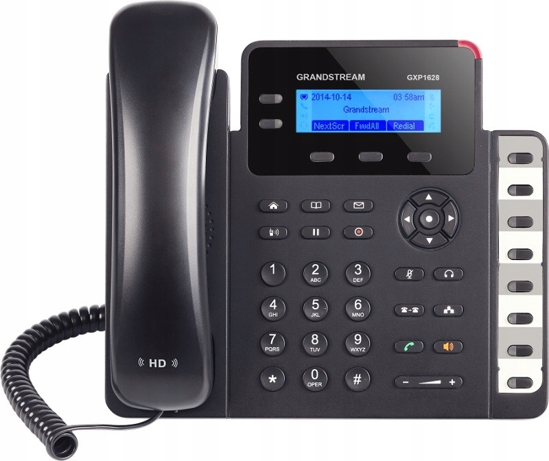 GRANDSTREAM GXP1628 TELEFON IP - 2 KONTA SIP