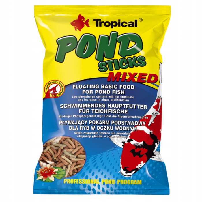 Pokarm dla Ryb Tropical Pond Sticks Mixed 90g 1L