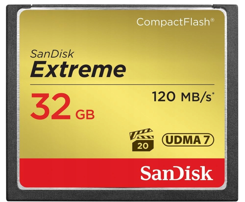 Купить Компактная флэш-память SANDISK EXTREME 32 ГБ CF: отзывы, фото, характеристики в интерне-магазине Aredi.ru