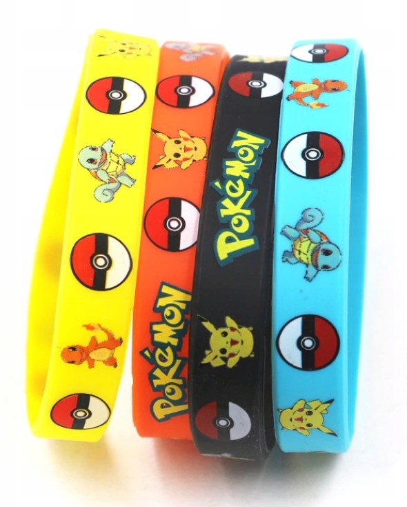 OPASKA NA RĘKĘ BRANSOLETKA POKEMON MIX KOLOR