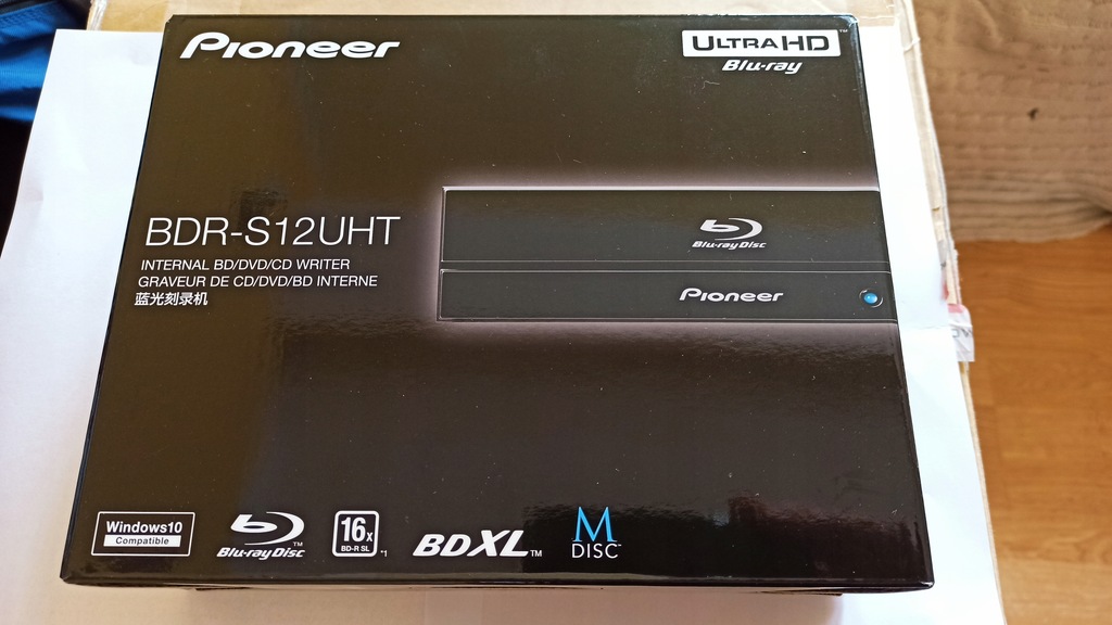 Pioneer BDR-S12J-BKパイオニア SATA Pureread4+ Pioneer BDR-S12J-BKパイオニア SATA Pureread4+ パイオニア、UHD Blu