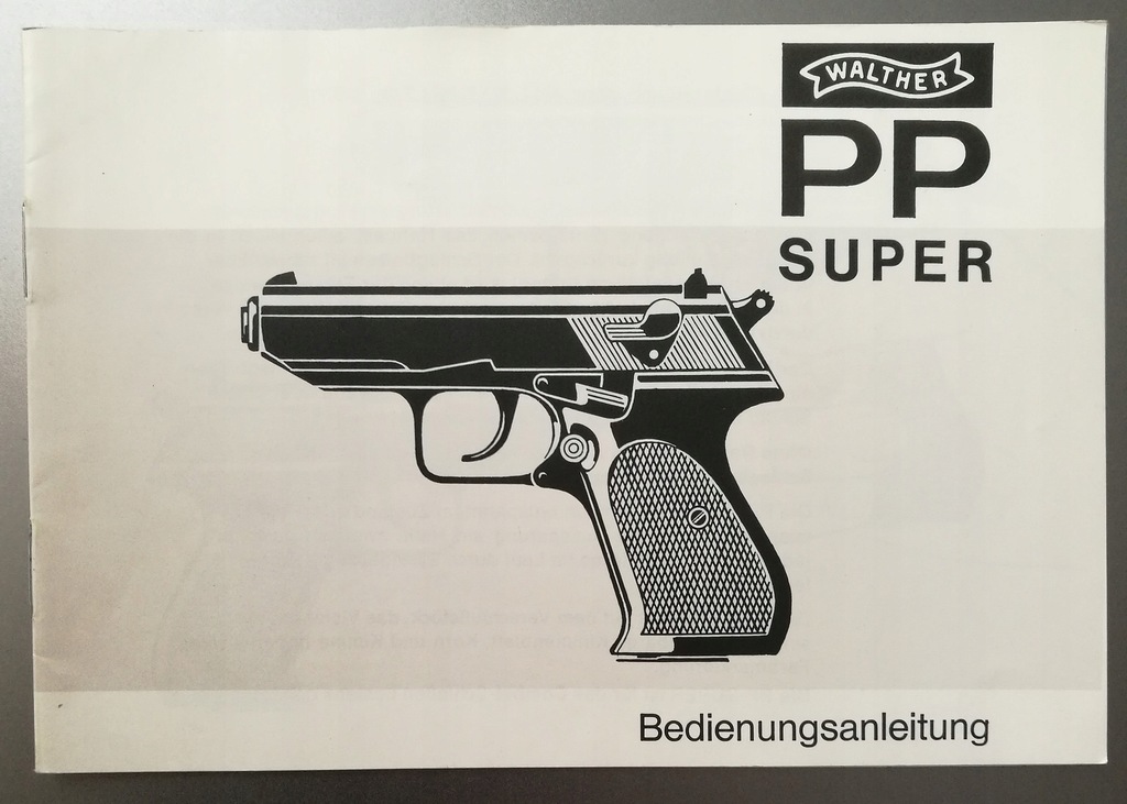 Instrukcja do pistoletu Walther PP Super