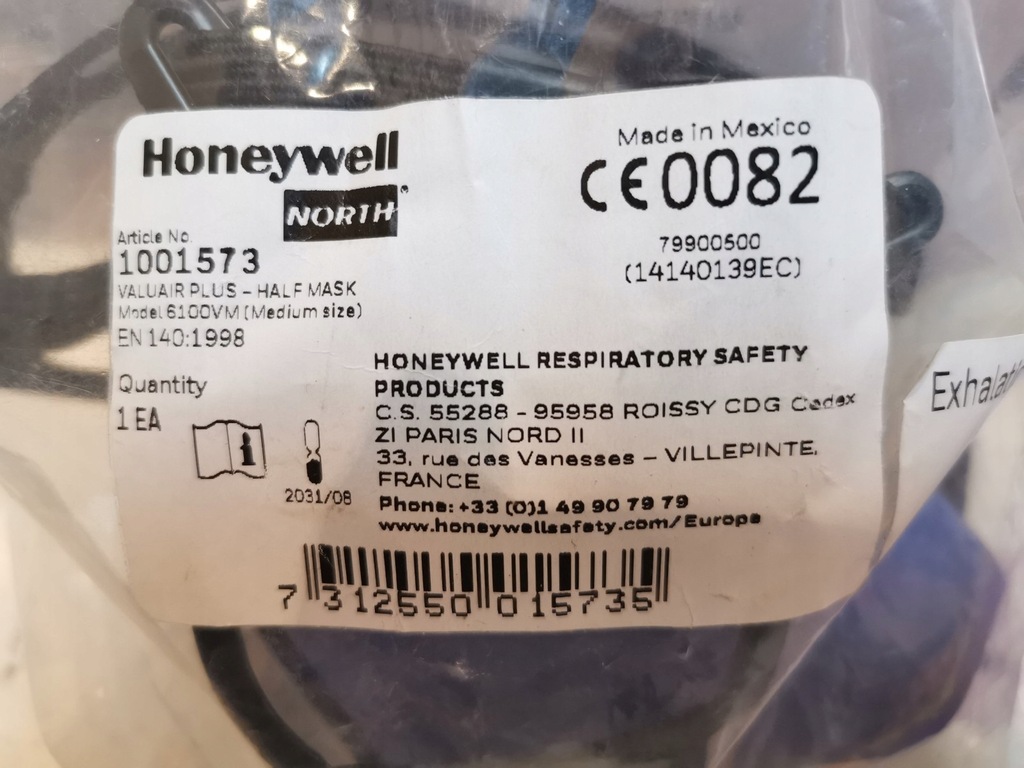 półmaska ochronna Honeywell Valuair Plus 1001573