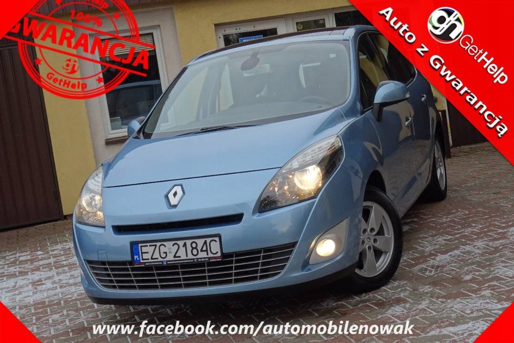 RENAULT GRAND SCÉNIC III Benzyna_7 Osobowy_Otwierany Dach_Zarejestrowany