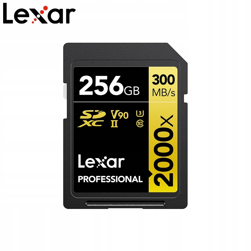 Karta SD Lexar klasy 10 V10 V30 V60 V90 U3 UHS-II 32GB 64GB 128GB 256GB