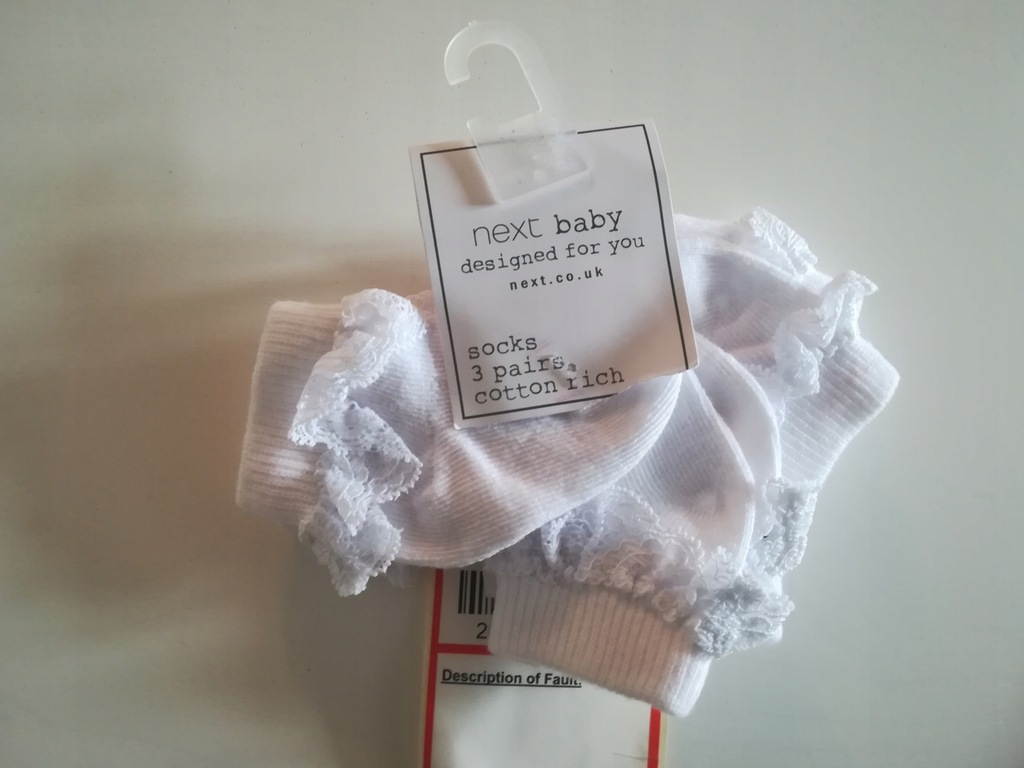 Next skarpetki first size 3pak