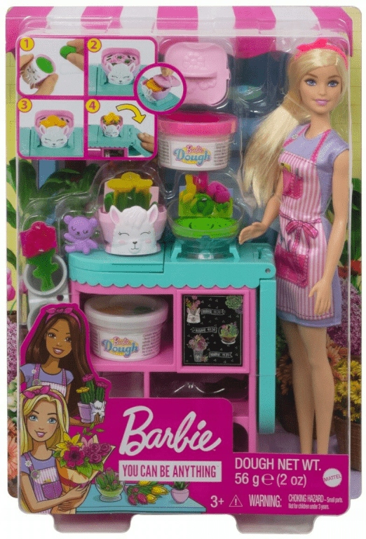 Barbie Kwiaciarnia Lalka Zestaw do zabawy