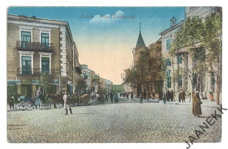 LUBLIN Ulica Królewska, wyd. Salon Malarzy, 1916
