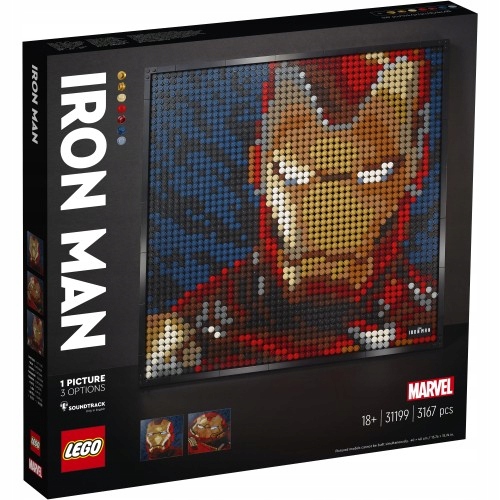 LEGO 31199 Art Iron Man z wytworni Marvel Studios