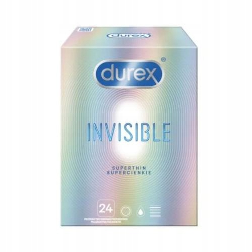 DUREX INVISIBLE Prezerwatywy Większa bliskość 24sz