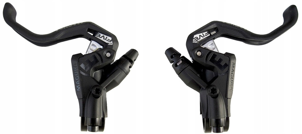 2 dźwignie klamki MAGURA MT5 HC1 HC-1 palec 1-palcowe Carbotecture komplet