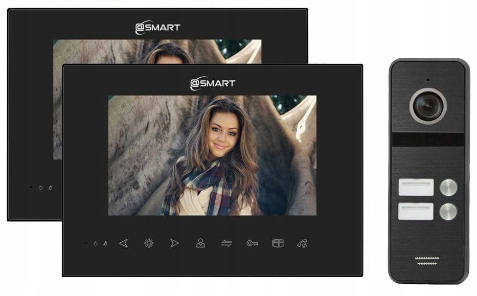 WIDEODOMOFON VIDEODOMOFON DOMOFON DWURODZINNY WiFi - 10251841800 ...