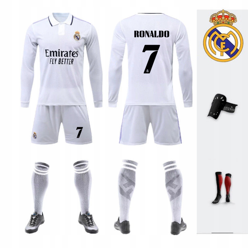 Strój Piłkarski Koszulka Ronaldo Nr.7 Real Madryt