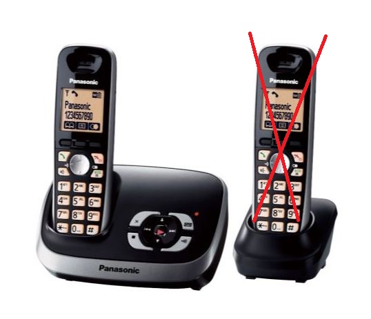 J7864 PANASONIC KX-TG6522 DUO TELEFON STACJONARNY