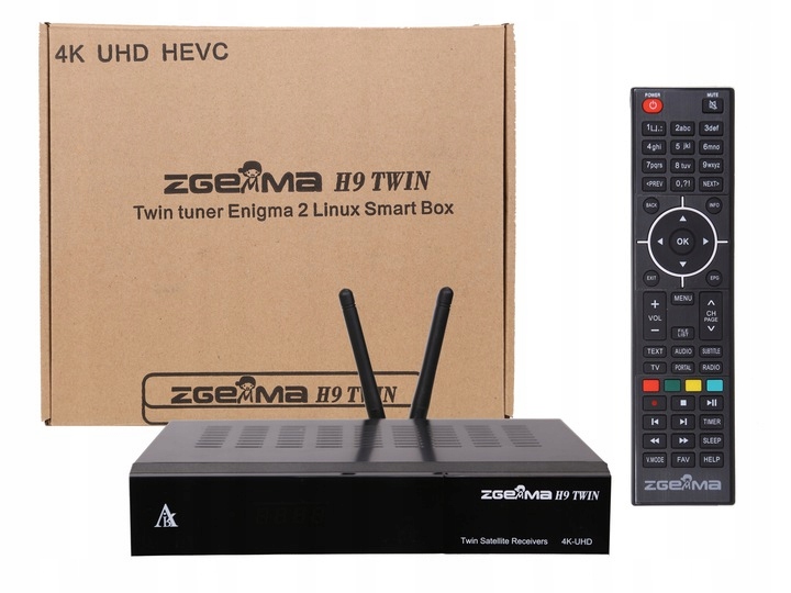ZGEMMA H9 TWIN 4K ENIGMA2 Cccam Oscam IPTV Kodi