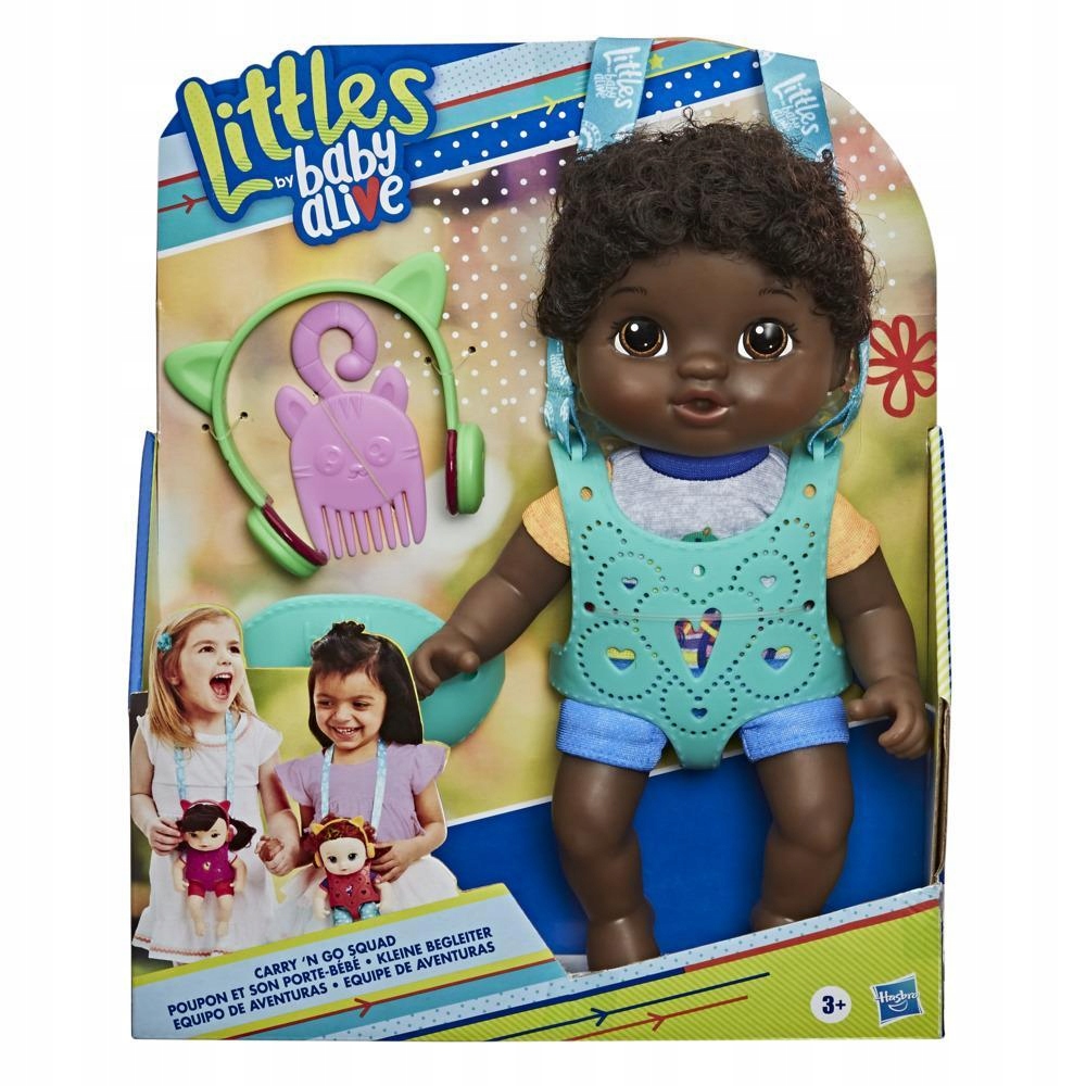 Littles BABY ALIVE Lalka Nosidełkiem Hasbro E7177