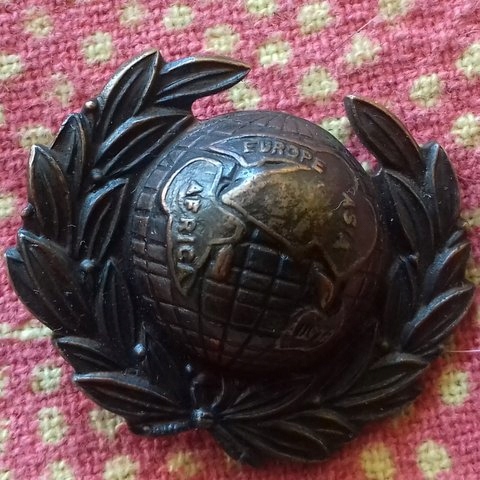 emblemat British Army Royal Marines cap badge '50