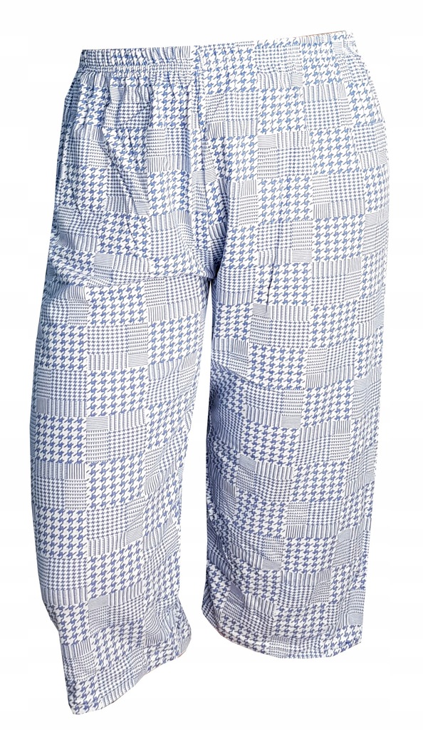 XL Wygodne piżamowe 3/4 spodnie do spania duż w21