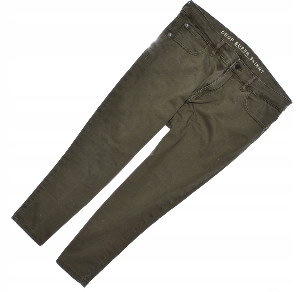 5746-30 M&S m#b SPODNIE JEANSOWE KHAKI W42