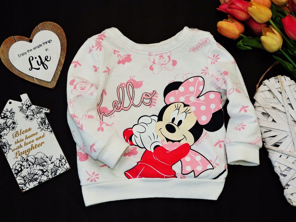 DISNEY - BAJKOWA BLUZA MYSZKA MINNIE r 68