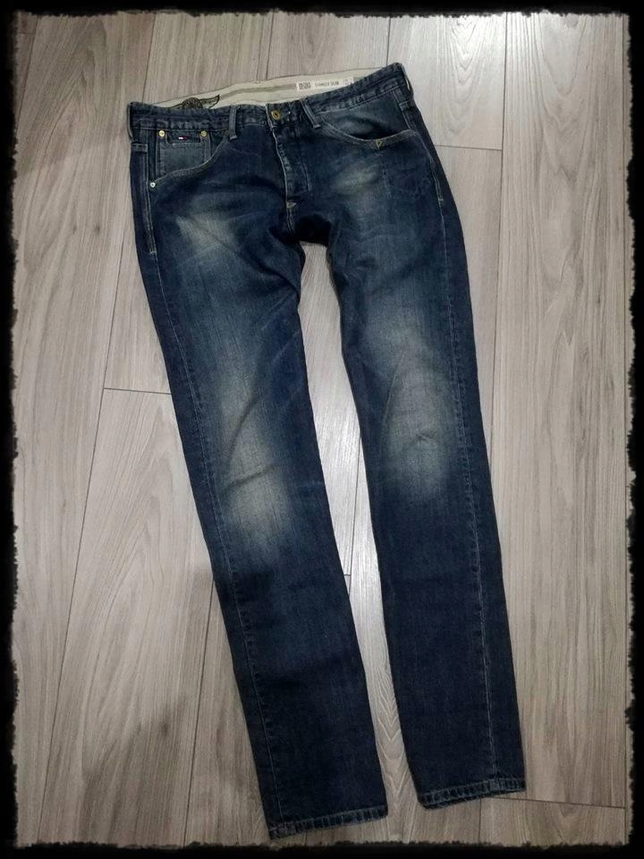 * TOMMY HILFIGER 33/36 STANLEY SLIM ŚWIETNE JEANS