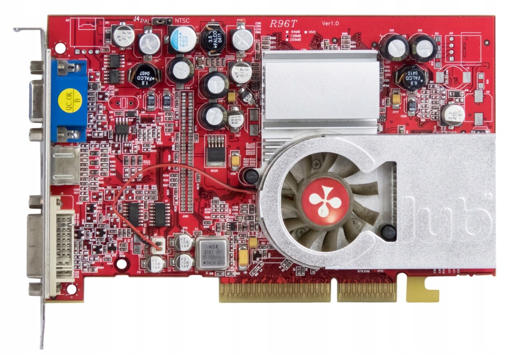 CLUB 3D RADEON 9600 XT 128MB AGP DDR CGA-X968TVD