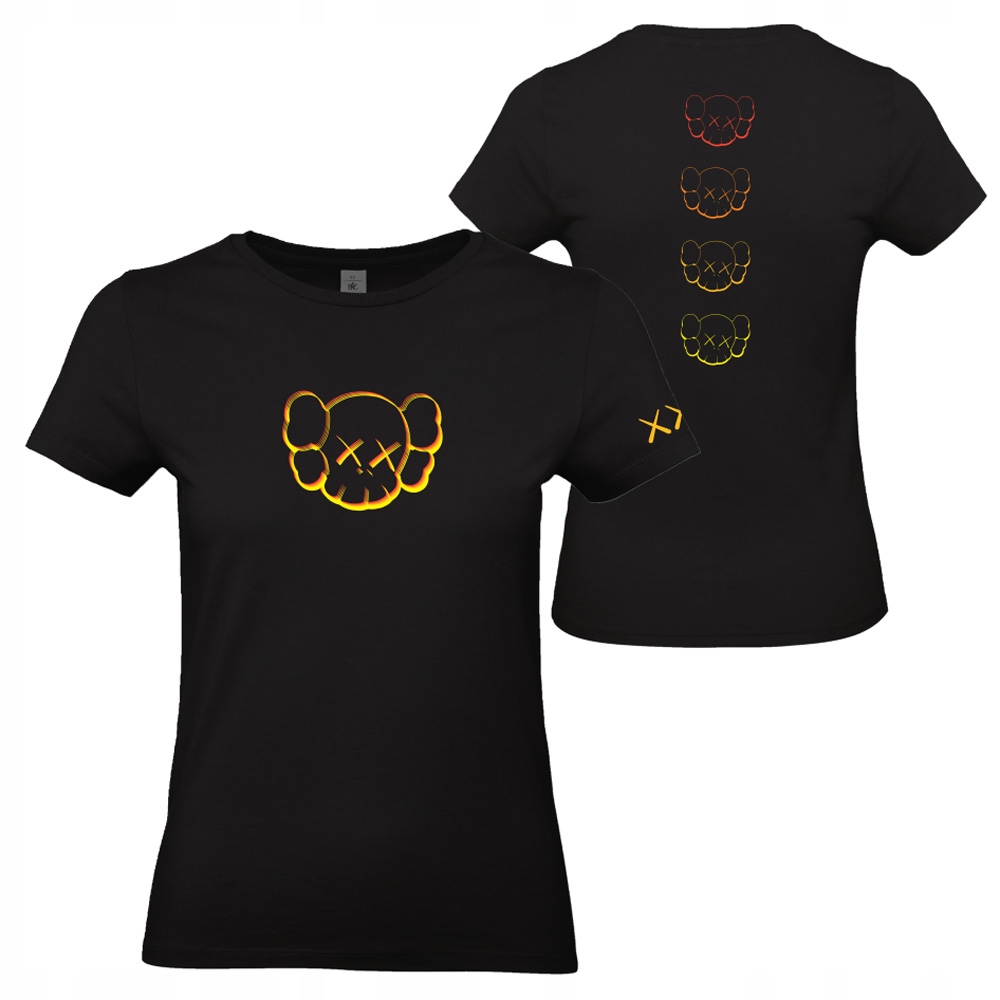 KOSZULKA DAMSKA T-SHIRT DAMSKI Pop Art KAWS TD176 L