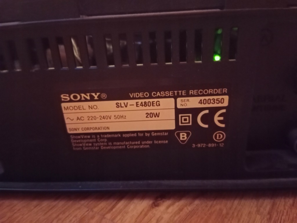 Magnetowid VHS Sony SLV-480EG