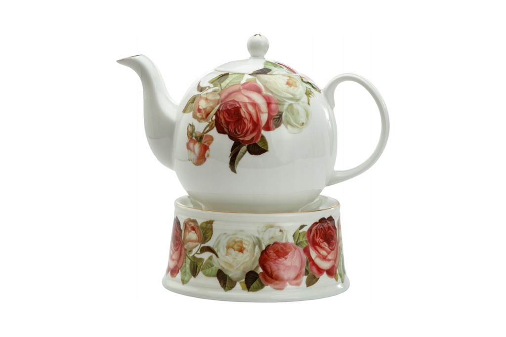 Dzbanek podgrzewacz czajniczek porcelanowy 1.1 L