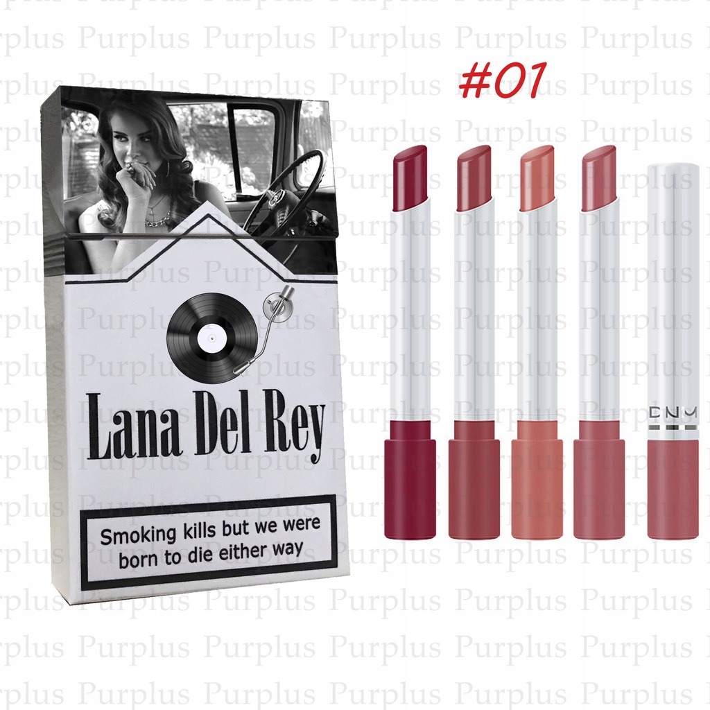 Lana del rey Kreatywne Pomadki Papierosów 4 kije