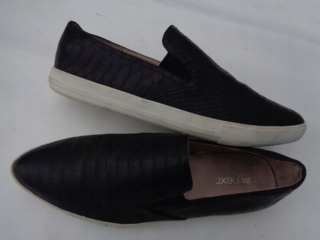 NEXT BUTY 36 TENISÓWKI TRAMPKI WĄŻ SLIP ON SLIPONY