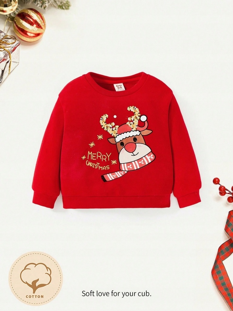 SHEIN BLUZA DZIEWCZĘCA Z NADRUKIEM 80CM 055