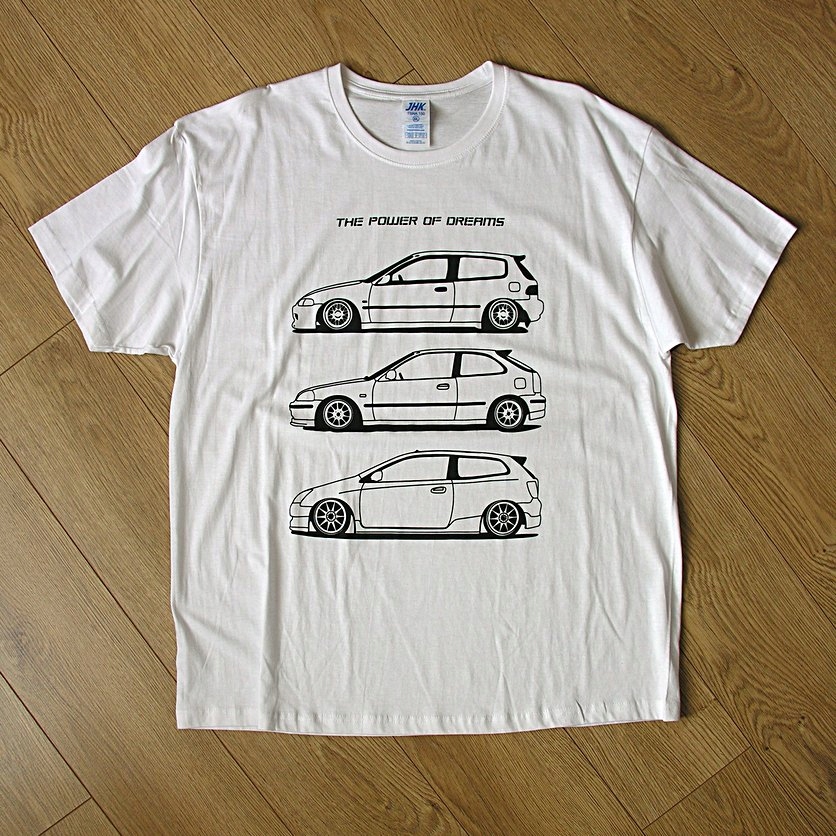 Koszulka T-shirt Power Of Dream Honda Civic M