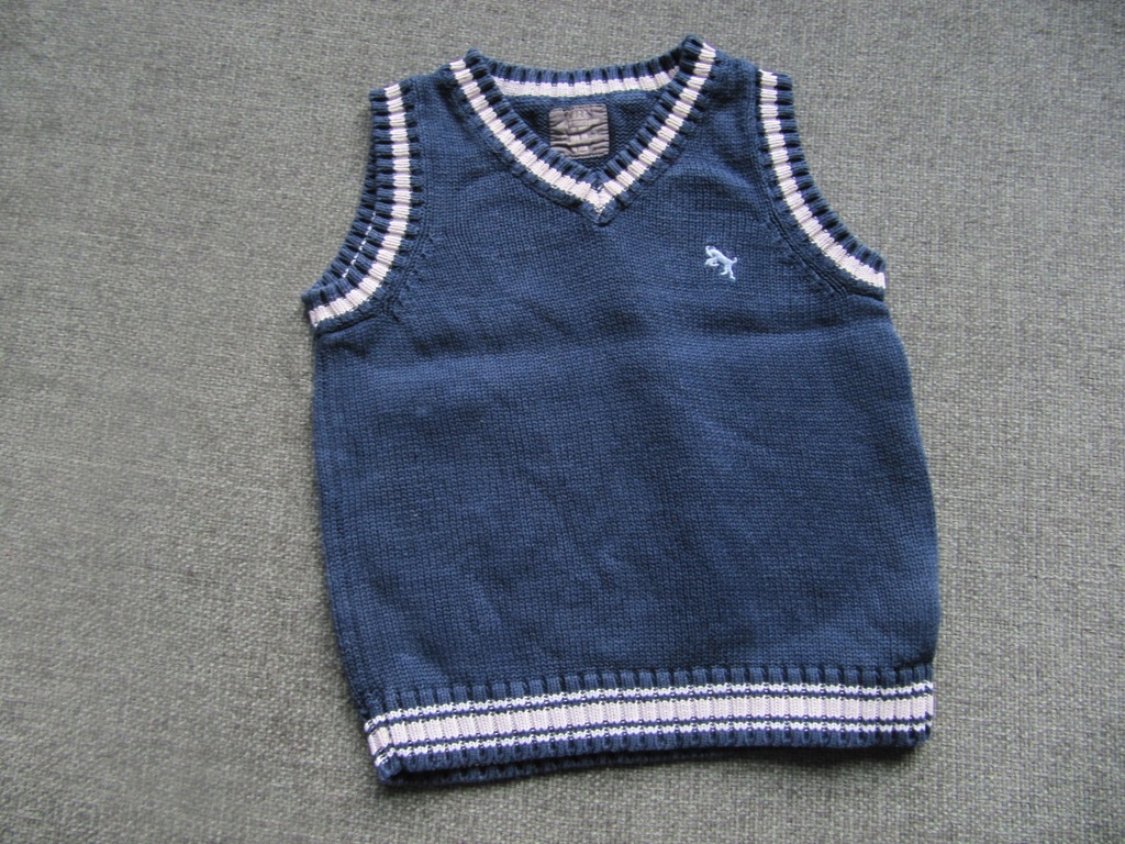 Elegancka kamizelka pulower bawełniany 86 H&M